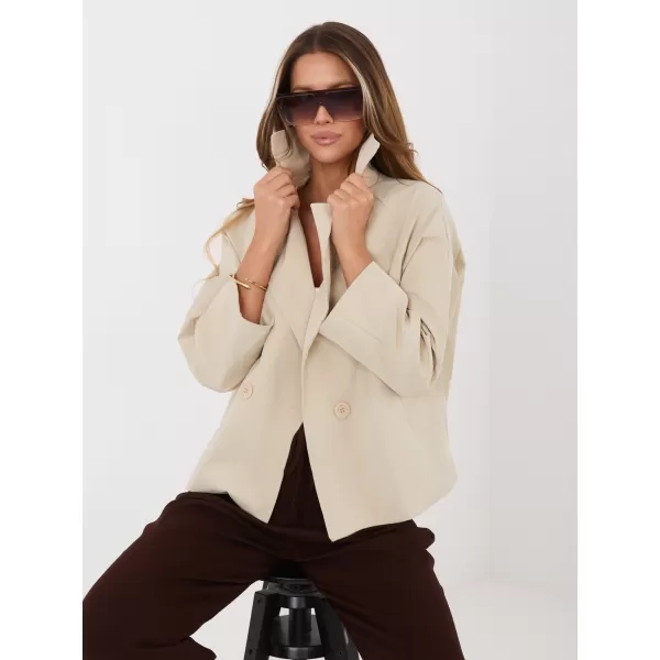  Dámská bunda RUE PARIS IT-KR-FL8897KSM.02 BEIGE 