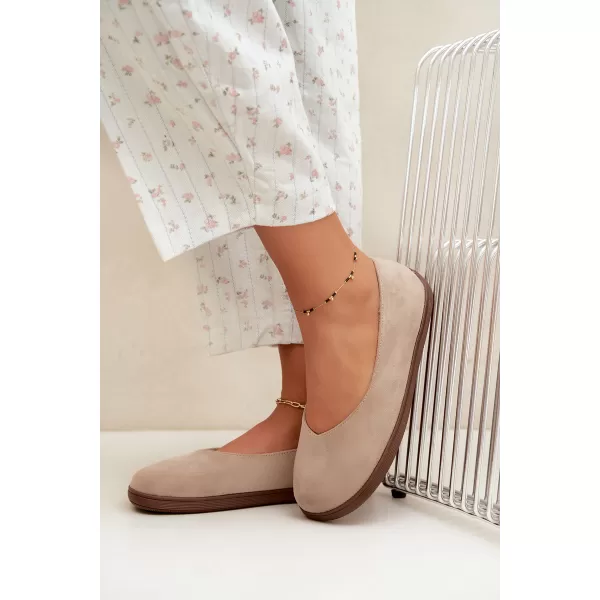  Dámské baleríny BOTO 9877 BEIGE 