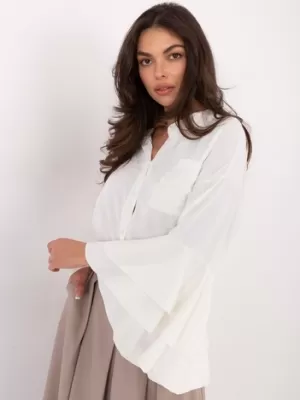 Dámská košile RUE PARIS MI-KS-3173.49 ECRU