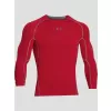 Pánské kompresní triko UNDER ARMOUR HG LS 1257471-600 ČERVENÁ