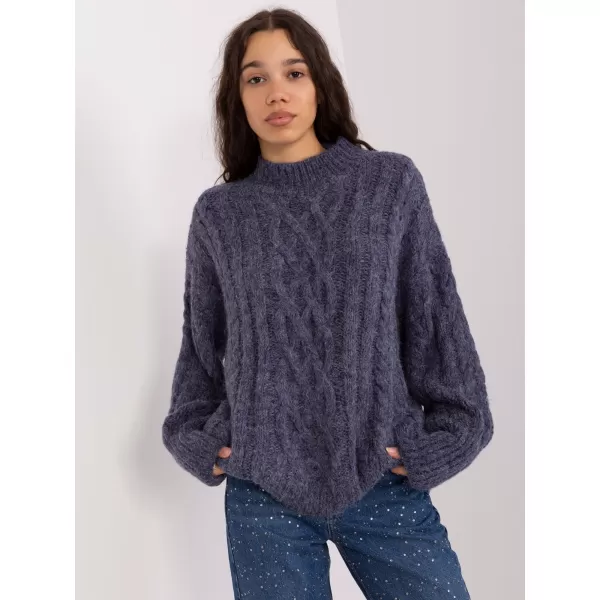  Dámský svetr WOOL FASHION ITALIA AT-SW-2363-2.11P NAVY 