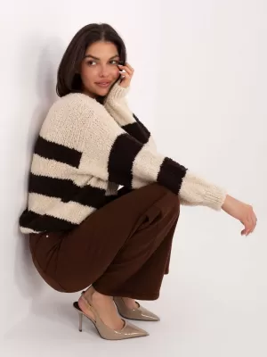 Dámský svetr ITALY MODA MI-SW-WK3031.22 BEIGE