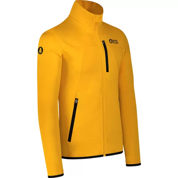  Pánská powerfleece mikina NORDBLANC MORASS NBSFM8335 ŽLUTÁ 