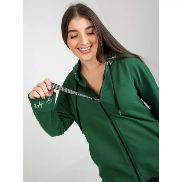  Dámská mikina RELEVANCE RV-BL-8266.34P DARK GREEN 