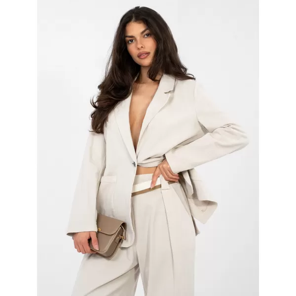  Dámská bunda RUE PARIS IT-MA-FL7703.49 LIGHT BEIGE 