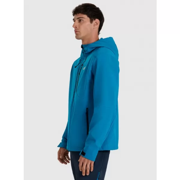 Pánská softshellová bunda 4F 4FRAW25TSOFM506 BLUE 