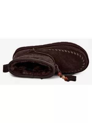 Dámské boty BIG STAR SHOES UU274678 BROWN/BEIGE
