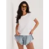 Dámské triko RUE PARIS RV-BZ-8837.67 WHITE