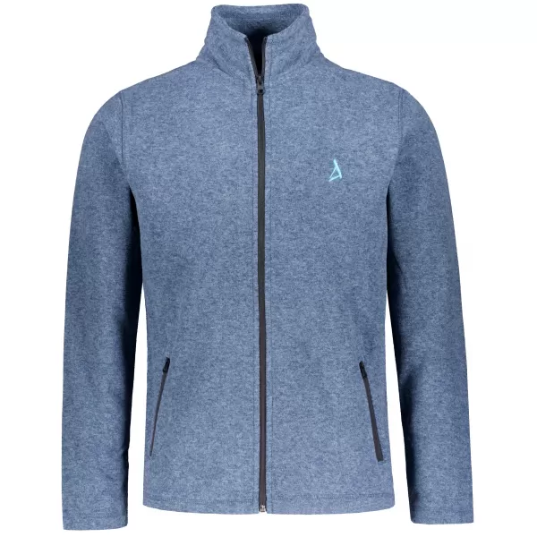  Pánská fleece mikina ALTISPORT ALM002852 TMAVÝ DENIM MELÍR 