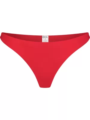 Dámské bikiny - spodní díl NORDBLANC GLITZ NBSSS8240 ČERVENÁ