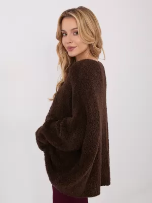 Dámský svetr FACTORY PRICE CH-SW-72981.05P DARK BROWN