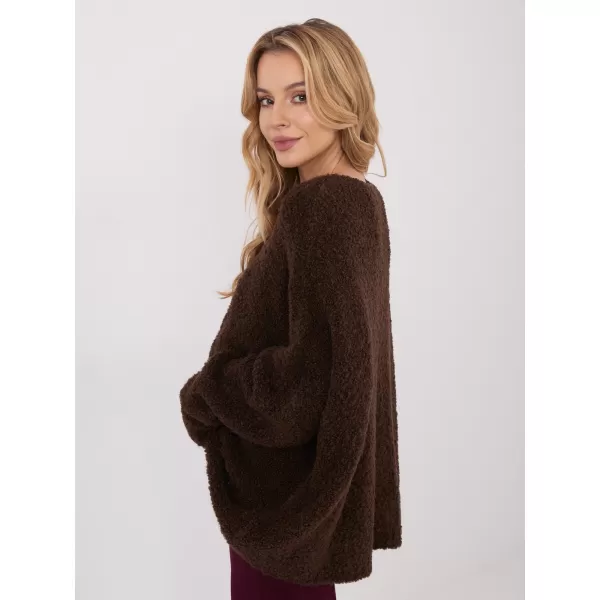  Dámský svetr FACTORY PRICE CH-SW-72981.05P DARK BROWN 
