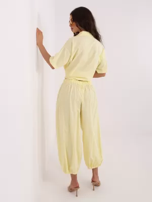 Dámské kalhoty ITALY MODA IT-SP-FL10309-1.91 BRIGHT YELLOW