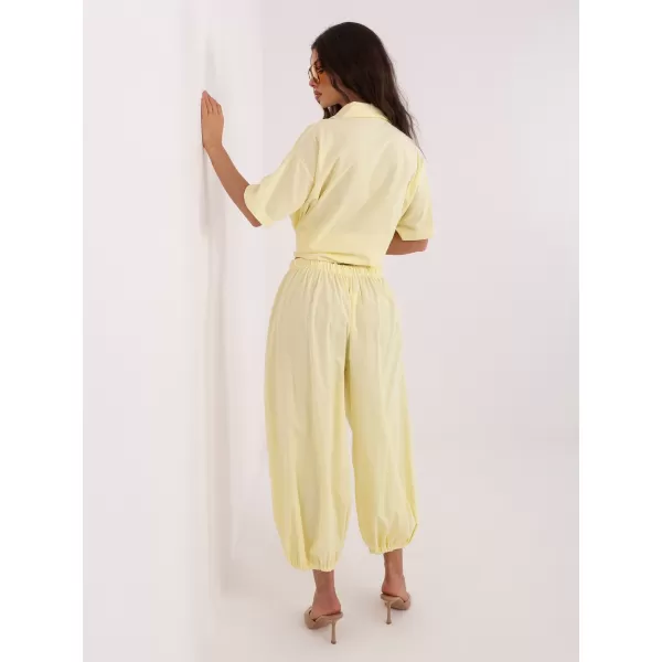  Dámské kalhoty ITALY MODA IT-SP-FL10309-1.91 BRIGHT YELLOW 