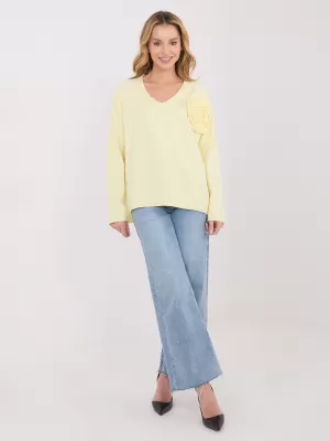 Dámská halenka FACTORY PRICE IT-BZ-6694.69 BRIGHT YELLOW