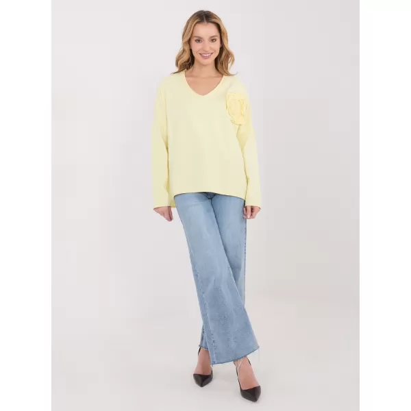  Dámská halenka FACTORY PRICE IT-BZ-6694.69 BRIGHT YELLOW 