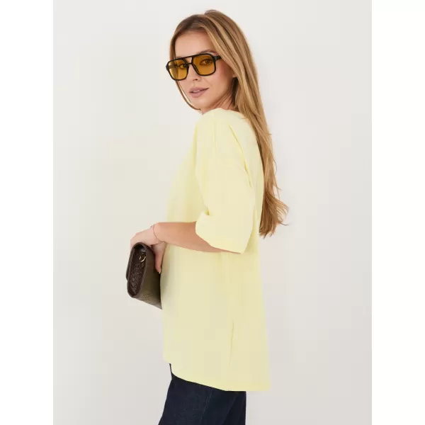  Dámské tričko RUE PARIS RV-BZ-A1230.12 BRIGHT YELLOW 