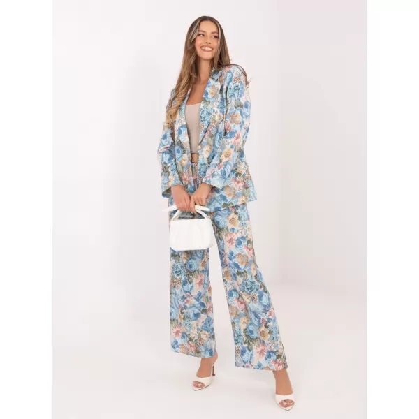  Dámské kalhoty RUE PARIS IT-SP-FL10232.21 LIGHT BLUE 