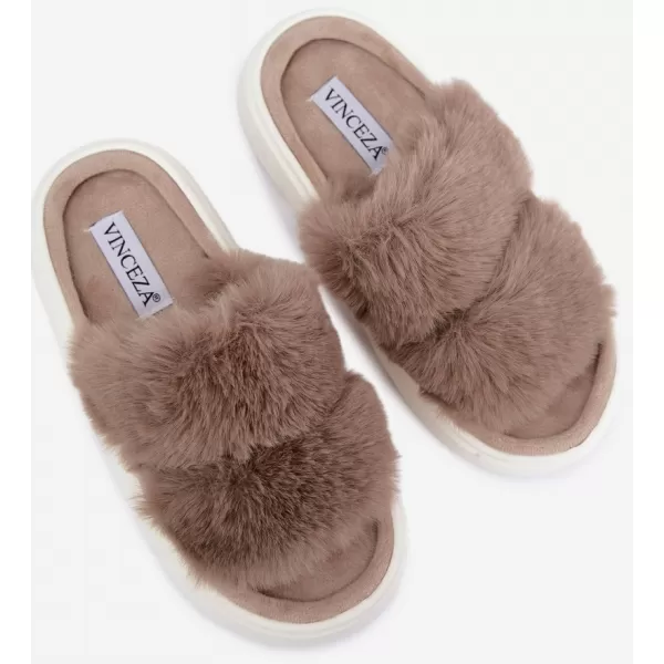  Dámské pantofle VINCEZA 105105 BEIGE 