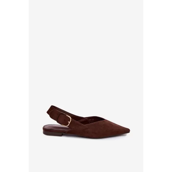  Dámské baleríny BOTO 9755 BROWN 