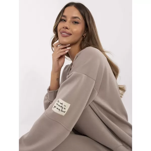  Dámský set ITALY MODA MI-KMPL-M5879.86 DARK BEIGE 