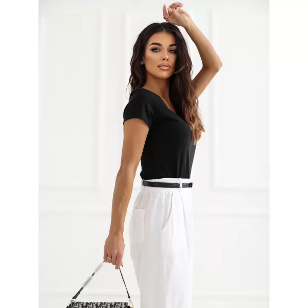  Dámská halenka RUE PARIS RV-BZ-A1267.08 BLACK 