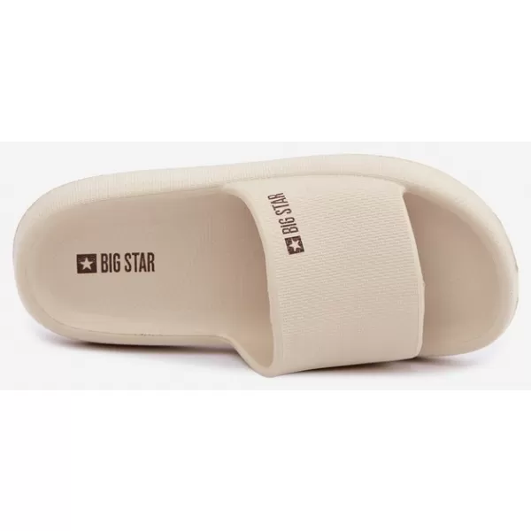  Dámské pantofle BIG STAR SHOES UU274087 SHADES OF BROWN AND BEIGE 