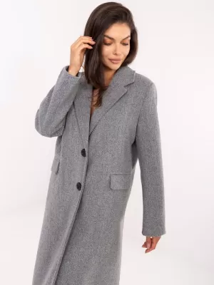 Dámský kabát FACTORY PRICE IT-PL-80320.65 GRAY