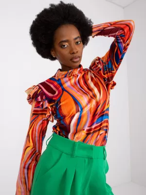 Dámská halenka ITALY MODA DHJ-BZ-6533C.90 ORANGE