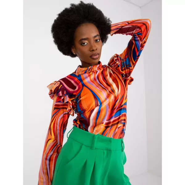  Dámská halenka ITALY MODA DHJ-BZ-6533C.90 ORANGE 
