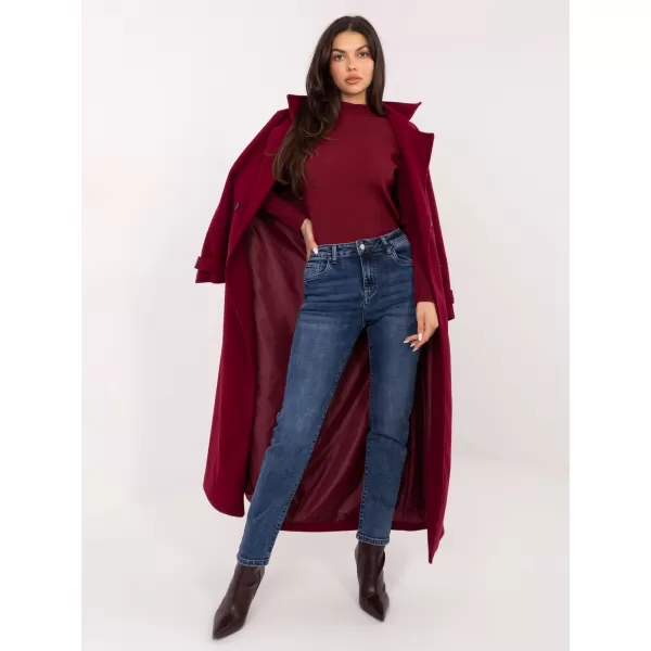  Dámská halenka FACTORY PRICE JM-BZ-3035.64 BURGUNDY 