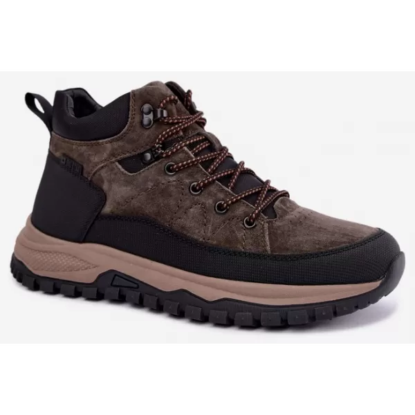  Pánské zimní boty BIG STAR UU174248 DARK BROWN 