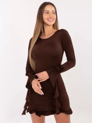 Dámské šaty ITALY MODA MI-SK-A1565.80 BROWN