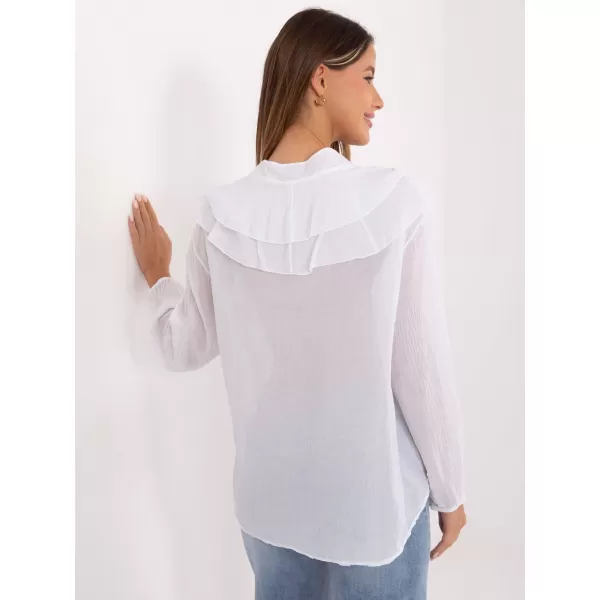  Dámská halenka ITALY MODA MI-BZ-92335.56 WHITE 
