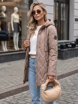 Dámská bunda DSTREET BÉŽOVÁ