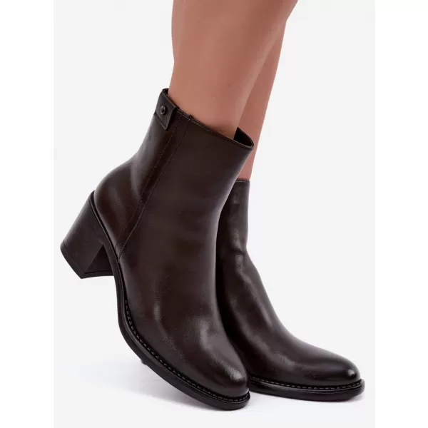  Dámské kozačky VINCEZA 58655 BROWN 