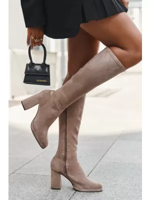 Dámské kozačky BOTO NN634 BEIGE