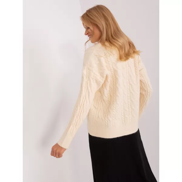  Dámský svetr WOOL FASHION ITALIA AT-SW-2335.27 ECRU 