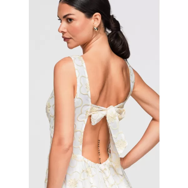  Dámské šaty OMBRE OW-DLR-E0015 WHITE 