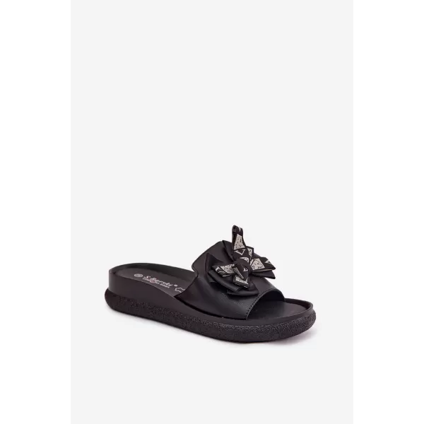  Dámské pantofle S.BARSKI KV61-6061 BLACK 