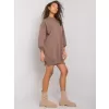 Dámské šaty RUE PARIS RV-SK-7207.03 BROWN