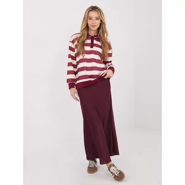  Dámská halenka ITALY MODA IT-BZ-9980.16 BURGUNDY 
