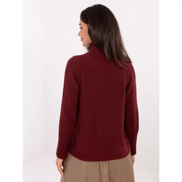  Dámský svetr RUE PARIS IT-SW-8003.18P BURGUNDY 