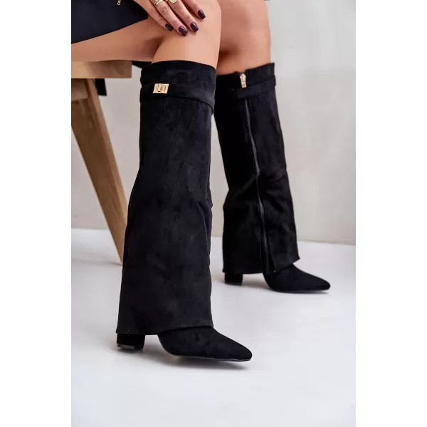  Dámské kozačky BOTO 9501A/LA3150/CLS-603 BLACK 