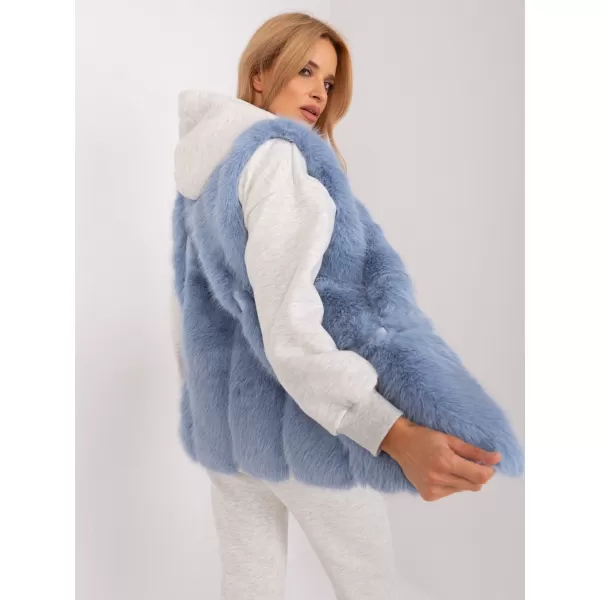  Dámská vesta WOOL FASHION ITALIA AT-KZ-2368.00P BLUE 