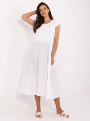 Dámské šaty OCH BELLA TW-SK-BI-6-2172.96 WHITE