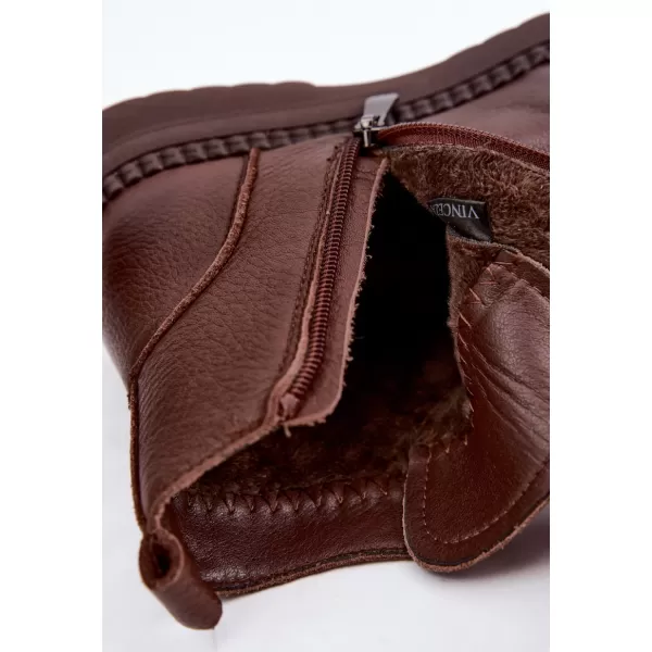  Dámské kotníkové boty VINCEZA 107249 BROWN 