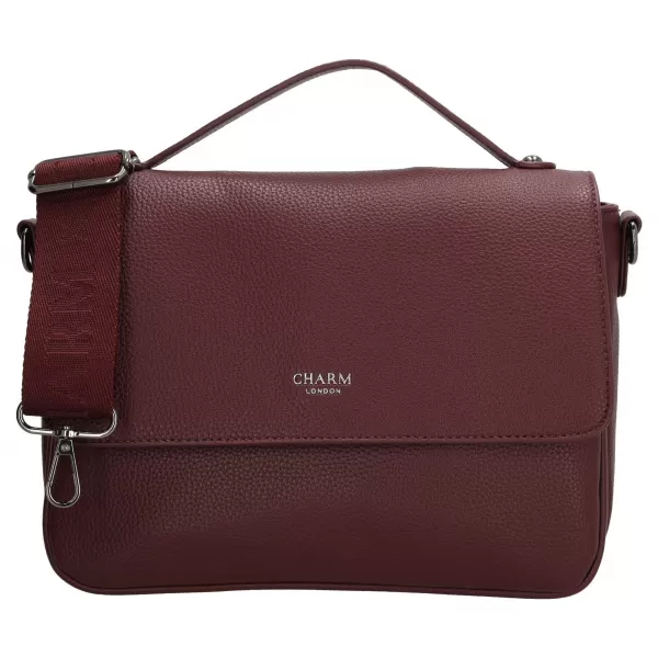  Kabelka Charm London Mulberry street W00404 Bordeaux red BORDEAUX RED 