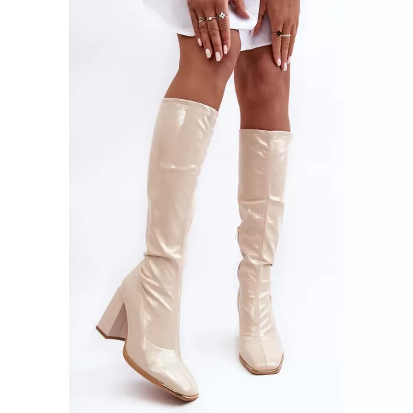  Dámské kozačky BOTO C-238/RB152P BEIGE 