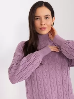 Dámský svetr WOOL FASHION ITALIA AT-SW-2348.88 BRIGHT PURPLE